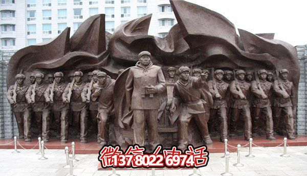 抗戰(zhàn)時(shí)期銅雕雕塑，緬懷那段英雄時(shí)光