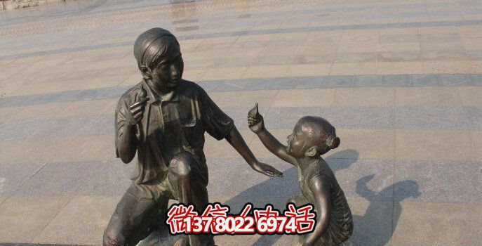 母女銅雕一次游覽公園、參與游戲、體驗(yàn)雕塑的絕佳體驗(yàn)