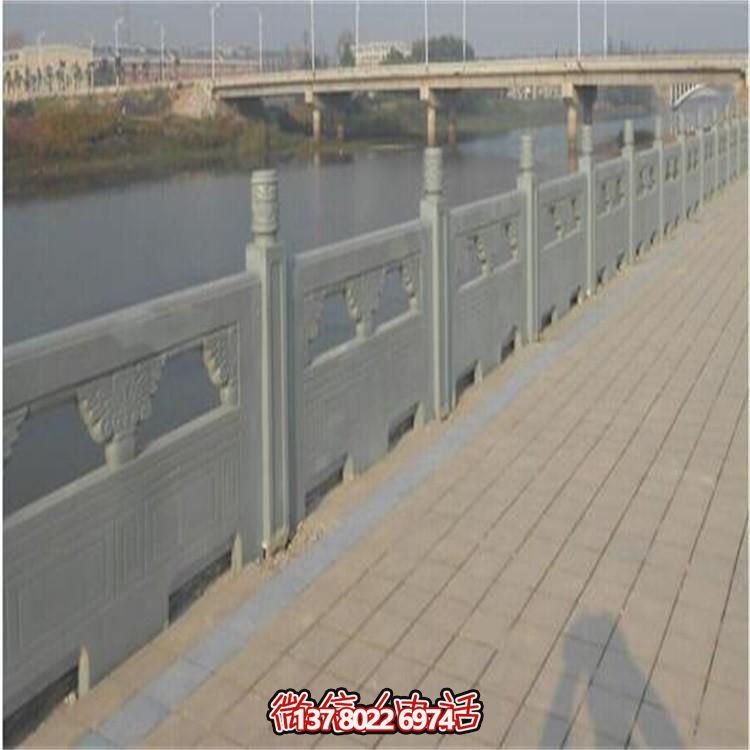 精美青石雕刻欄板，提升景區(qū)、寺廟、湖邊裝飾效果