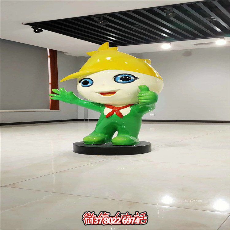 精致典雅的玻璃鋼雕塑公仔，營造浪漫優(yōu)雅的商場(chǎng)戶外景觀