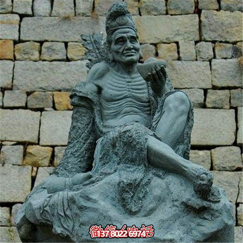 景區(qū)濟(jì)公石雕雕塑，帶你感受大自然的魅力