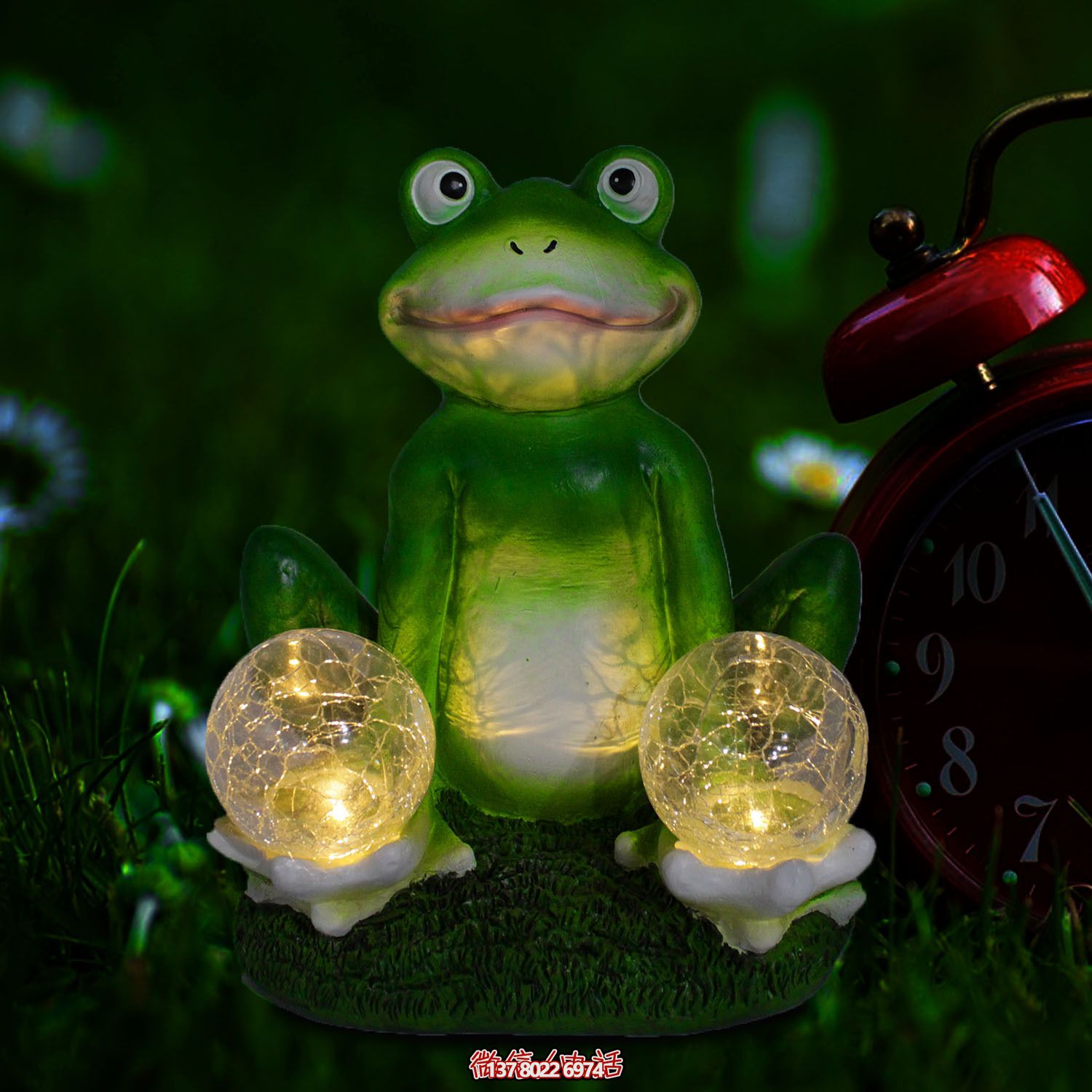 創(chuàng)意青蛙雕塑為廣場(chǎng)街道添加一抹活力