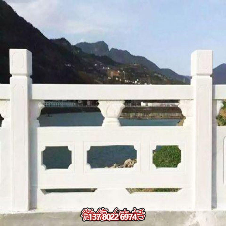 大理石雕刻石欄桿，美輪美奐，護(hù)佑家園