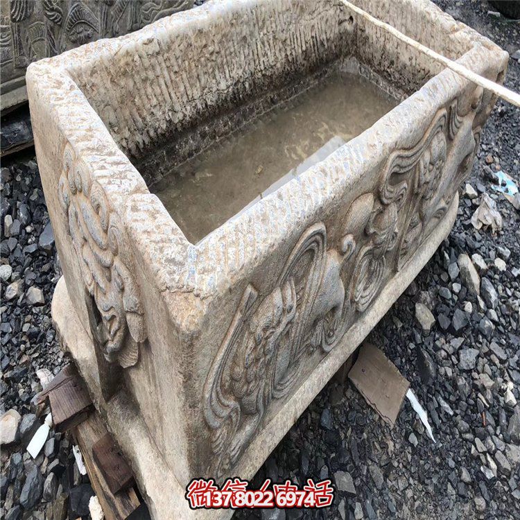 老石槽，漢白玉仿古石槽